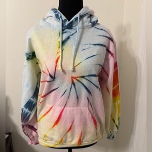Exist Colorful Tie-Dye Hoodie sweatshirt size Small